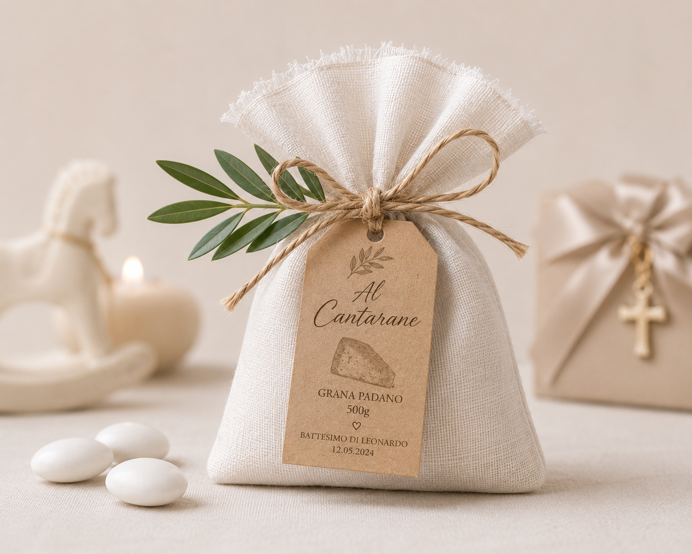 Petali di Grana Padano per Battesimo